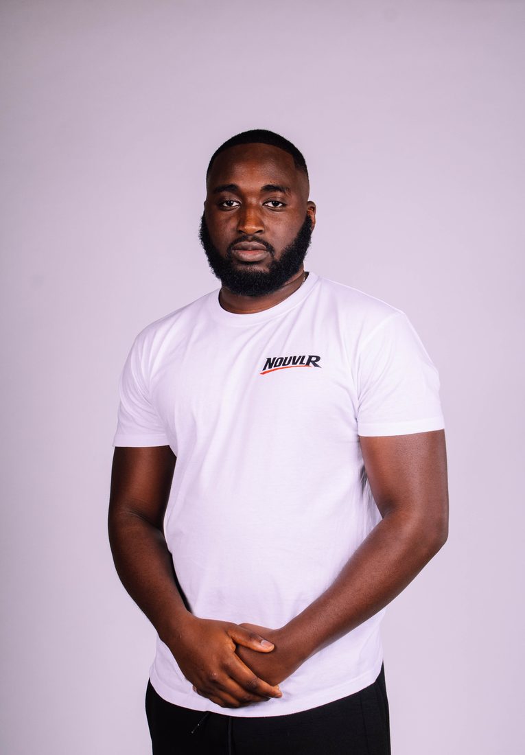 T-shirt Blanc NOUVLR - face
